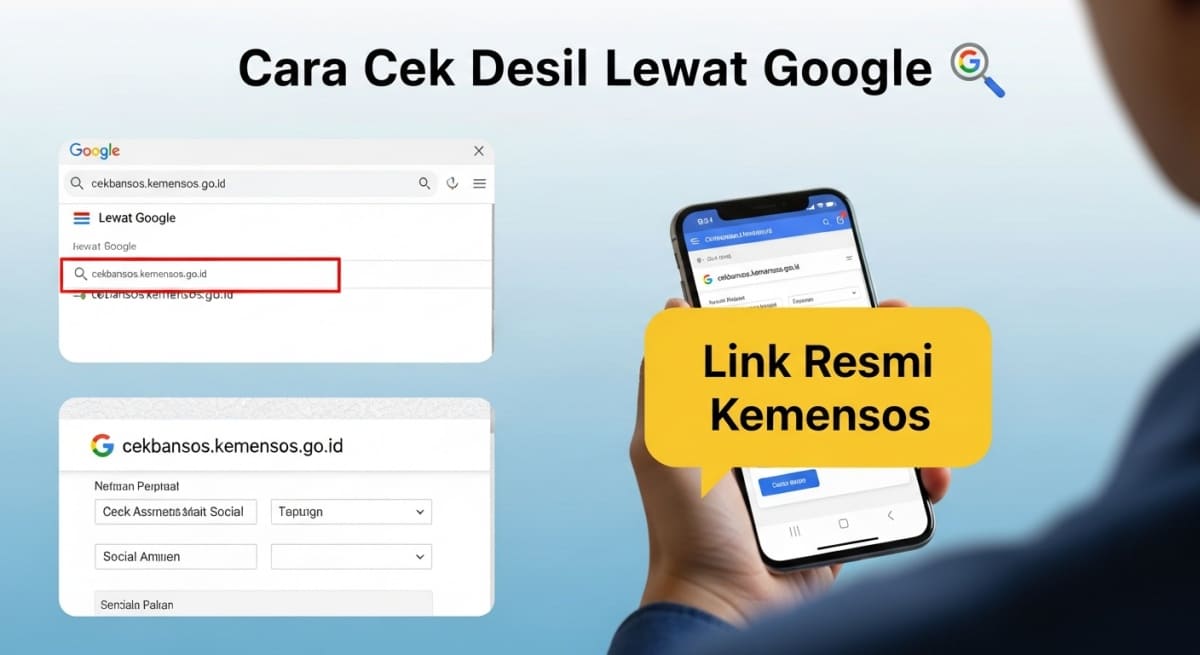 Cara Cek Desil Lewat Google di Link Resmi Cek Bansos Kemensos go id