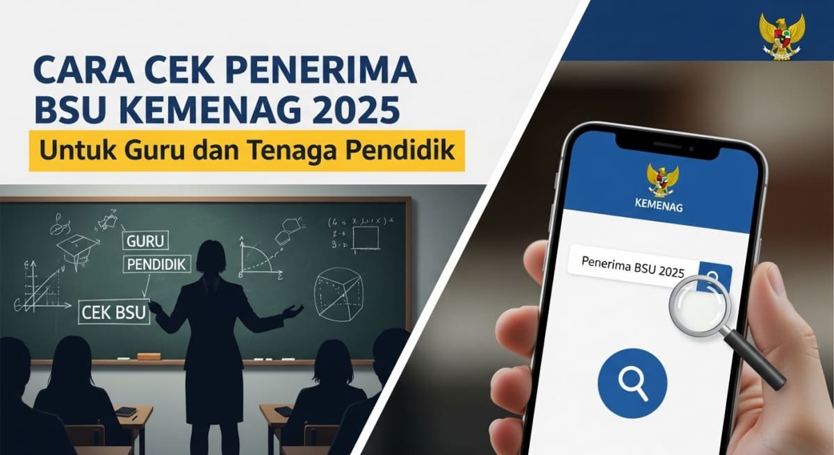 Cara Cek Penerima BSU Kemenag 2025 Untuk Guru dan Tenaga Pendidik