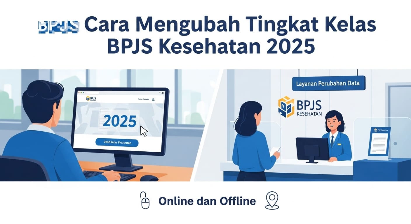 Cara Mengubah Tingkat Kelas BPJS Kesehatan 2025 Secara Online dan Offline