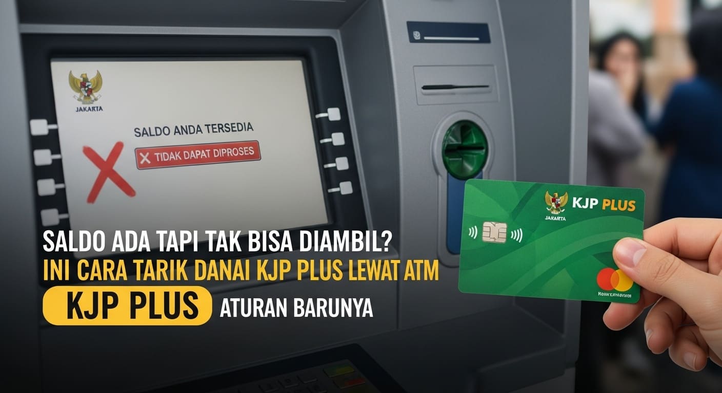 Saldo Ada Tapi Tak Bisa Diambil Ini Cara Tarik Tunai Dana KJP Plus Lewat ATM dan Aturan Barunya